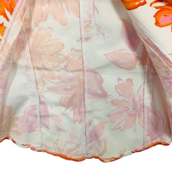 colorful floral print jacket Jessica sport sz 12 - Picture 12 of 16